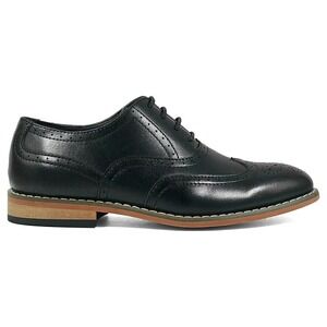 NWB Stacy Adams Dunbar Boys Black Wingtip Oxford Dress Shoes‎ size 4